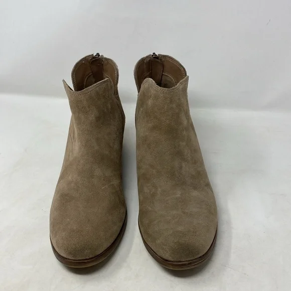 Michael by Michael Shannon Nadya Notch Suede Zippered Ankle Boots - Picture 3 of 8